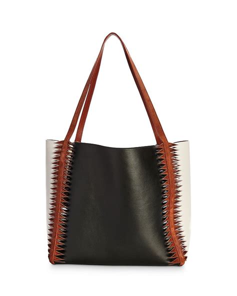 chloe louela|Chloé Louela Large Leather Tote Bag .